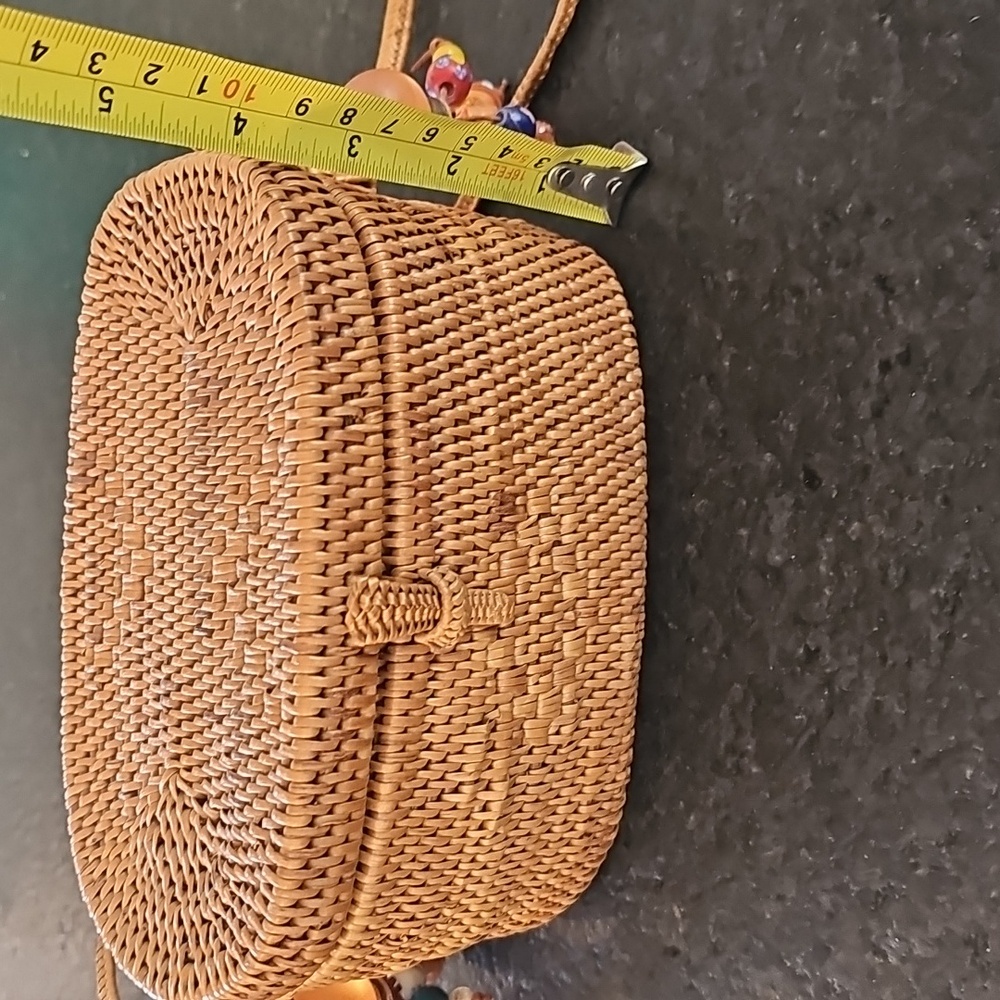 Handwoven Bali Rattan Shoulder Bag - Picture 8 of 10